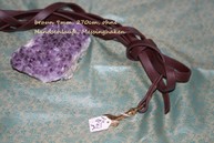 Reststück Biothane braun 9mm